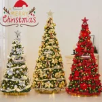 Luminous Foldable Christmas Tree - Customizable PVC Design - Image 2