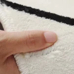 Soft Fluffy Bedside Mat – Minimalist Striped Serene Comfort - Image 5