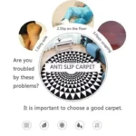 Cartoon Anti-Slip Polyester Rug for Home & Outdoor Use - Image 6