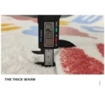 New Bedroom Balcony Imitation Cashmere Carpets Wave Shaped Bedside Rugs Living Room Sofa Absorbent Ins Style Floor Cushion Mats - Image 6