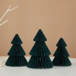 Eco-Friendly Honeycomb Origami Christmas Tree Ornaments - Image 2