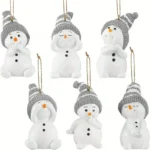 Charming Snowman Decoration Pendants for Festive Cheer - Image 6