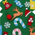 DIY Felt Christmas Tree Kit for Kids - Colorful 3 D Fun - Image 5