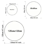 Airplane Children's Hot Air Balloon Kids Rug for Living Room Baby Girl Room Kids Playroom Mat Bedroom Rug Nursery Sofa Rug - Image 4