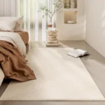 Customizable Geometric Cream Carpet for Elegant Spaces - Image 4