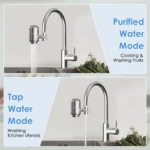 ALTHY Stainless Steel Faucet Tap Water Filter Purifier System, NSF Certified Reduces Lead, Chlorine & Bad Taste Kitchen - Image 6
