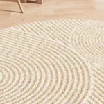 Wabi Sabi Round Rug: Non-Slip, Washable Geometric Floor Art! - Image 5