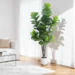 Elegant Silk Fiddle Leaf Fig Tree for Home Décor - Image 5