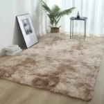 VIKAMA 40X60CM Silk Wool Rug Thickened Bedside Living Room Nursery Soft Home Decor Carpet Washable Dirt Repellent Mat - Image 3