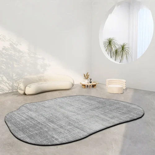 Custom Modern Polyester Rug: Washable, Anti-Slip & Vibrant!