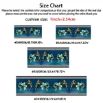 VIKAMA Floral Anti-Slip Area Rug - Durable & Stylish Home Decor - Image 5